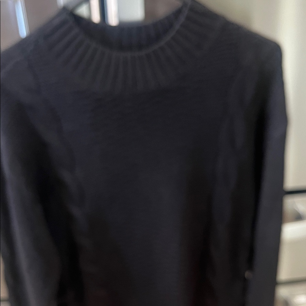 Black Tape Midnight Cable Knit Sweater